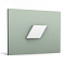 Стеновые панели Orac 3D W100 Rombus Белый (миниатюра фото 1)