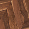 Coswick Французская елка 3-х слойная T&G шип-паз (45°) 1369-3101 Натуральный (Порода: Американский орех) (миниатюра фото 1)