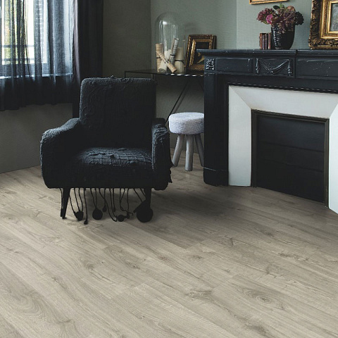 ПВХ-плитка Quick-Step QS LIVYN Pulse Glue Plus PUGP 40089 Дуб осенний теплый серый (фото 3)