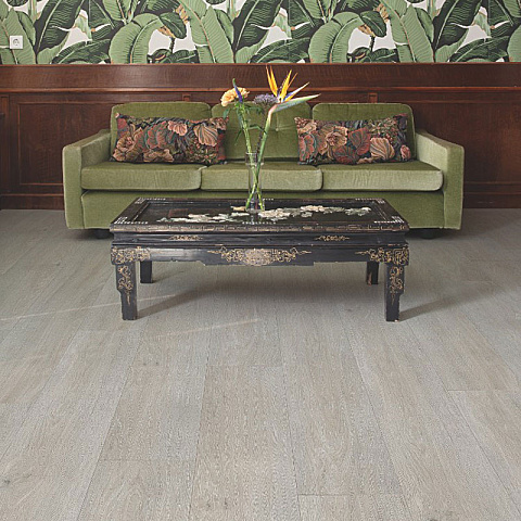 ПВХ-плитка Quick Step LIVYN Balance Glue Plus BAGP 40052 Шёлковый дуб светлый (фото 3)