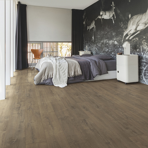 ПВХ-плитка Quick-Step QS LIVYN Balance Click BACL 40160 Дуб бархатный коричневый (фото 4)