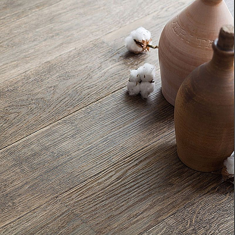 Паркетная доска Upofloor Дуб Гранд Шеби Грей матовый однополосный Oak Grand 138 Shabby Grey 1S (фото 2)