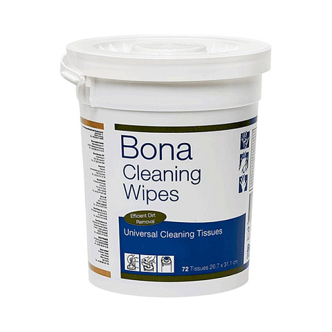 Чистящие салфетки  Bona Cleaning Wipes 72шт (фото 1)