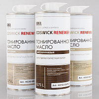 Паркетная химия  Тонированное масло для паркетных полов Coswick 4030-060002 Черный