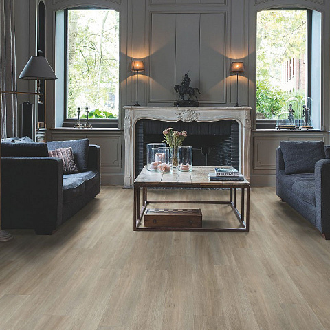 ПВХ-плитка Quick Step LIVYN Balance Glue Plus BAGP 40053 Серо-бурый шёлковый дуб (фото 4)