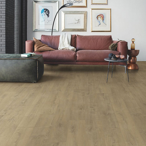 ПВХ-плитка Quick-Step QS LIVYN Balance Click BACL 40159 Дуб бархатный песочный (фото 3)