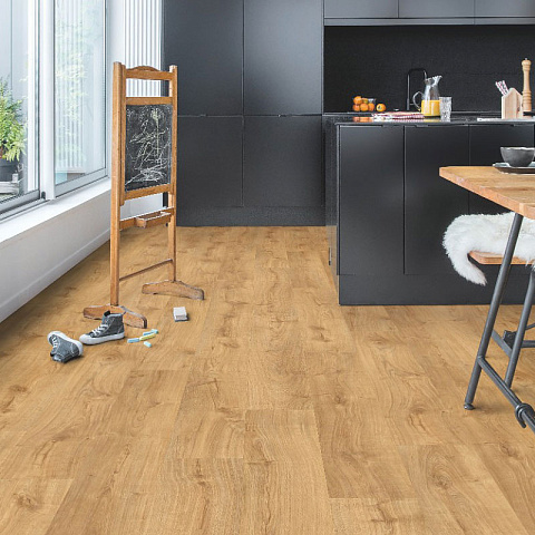 ПВХ-плитка Quick-Step QS LIVYN Pulse Glue Plus PUGP 40088 Дуб осенний медовый (фото 6)